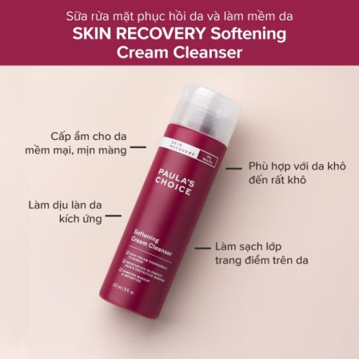 Sữa rửa mặt phục hồi và làm mềm da Skin Recovery Softening Cream Cleanser BeautyChic - Hình ảnh 2