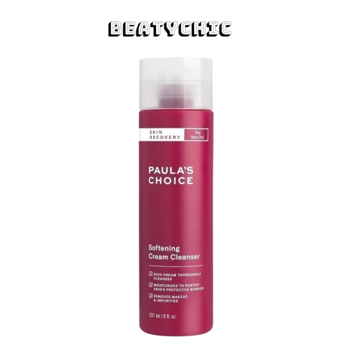 Sữa rửa mặt giúp phục hồi và làm dịu dành cho da khô Paula's Choice Skin Recovery Softening Cream Cleanser 237ml 1050 - Hình ảnh 2