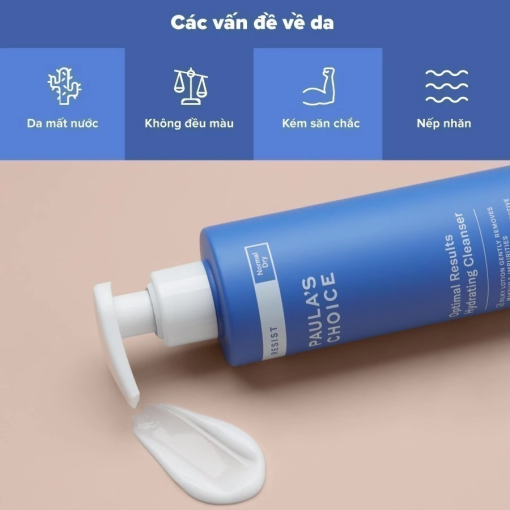 Sữa rửa mặt dưỡng ẩm tối ưu Paula's Choice Optimal Result Hydrating Cleanser 190ml 7600 - Hình ảnh 3
